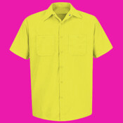 Enhanced Visibility Short Sleeve Work Shirt - Tall Sizes