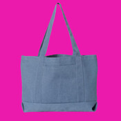 Seaside Cotton Pigment Dyed Resort Tote