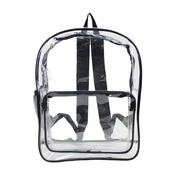 Large 17" Heavy Duty Clear Backpack