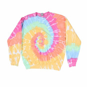 Blended Tie-Dyed Crewneck Sweatshirt